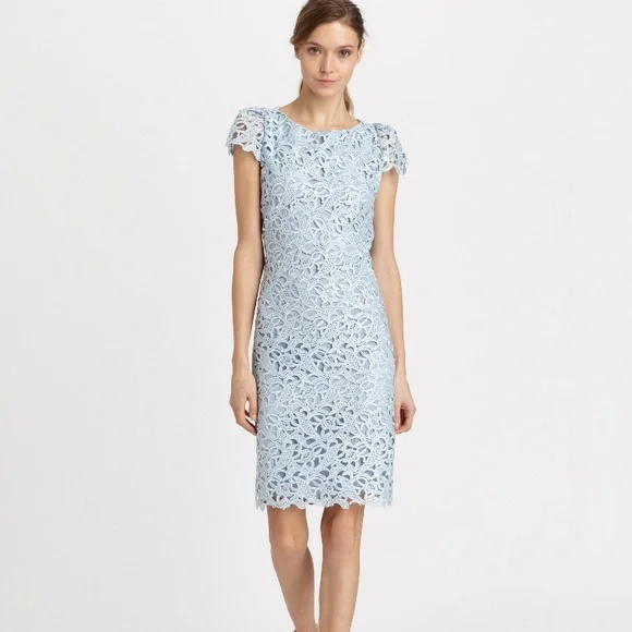 Alice + Olivia | Dresses | Alice Olivia Light Blue Lace Dress | Poshmark Alice + Olivia | Dresses | Alice Olivia Light Blue Lace Dress | Poshmark